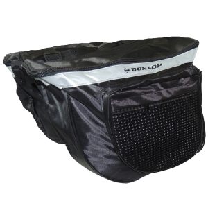 Doppel Fahrrad Tasche von Dunlop. schwarz