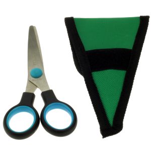 Bastelschere. 13 cm. stumpf. mit Etui