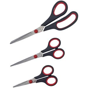 Haushalts Scheren 3er Set Edelstahl mit Ergonomischen Griffen