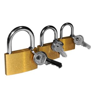 Vorhängeschloss Metall 3er Set