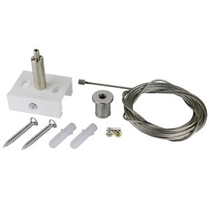 Stahlseil-Kit für Schienensystem 3m. weiß