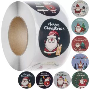 500 Weihnachtsaufkleber selbstklebend