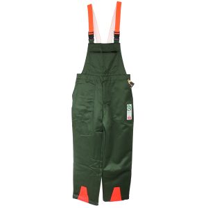 Schnittschutz Latzhose grün Craftland Größe 58
