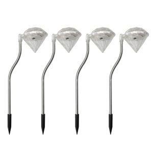 Solar-Leuchte DIAMANT im 4er-Set