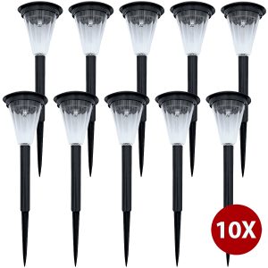 10er-SET Solar-Gartenleuchte 30cm