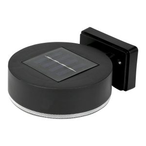 Solar Wandleuchte Rund warmweiß