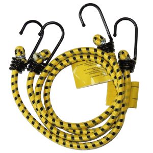 2er Set Dunlop Spanngummis mit Haken 60cm