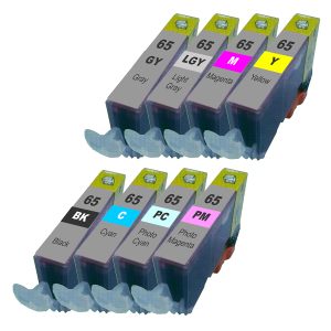 Sparset 8 Drucker-Patronen ersetzen CLI-65