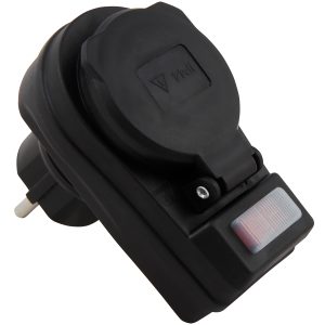 Schaltbarer Steckdosenadapter IP44 für Außen 230V/3680W