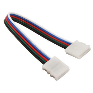 Kabelverbinder LED-Stripes RGB+ weiß. 5-adrig