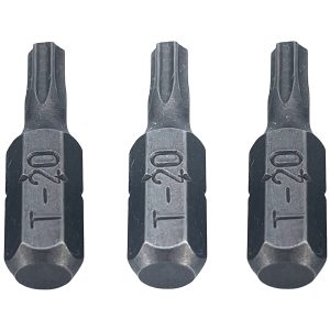 T20 Torx Bits. 3 Stück Bit Schraubeinsätze Länge 25mm