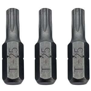 T25 Torx Bits. 3 Stück Bit Schraubeinsätze Länge 25mm