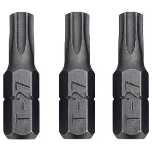 T27 Torx Bits. 3 Stück Bit Schraubeinsätze Länge 25mm