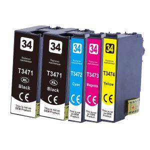 5 Druckerpatrone kompatibel zu Epson 34 / T347x