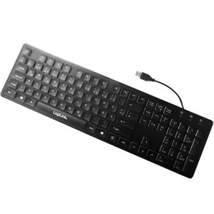 Beleuchtete USB-Tastatur. LogiLink