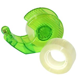 Klebeband-Abroller. transparent. inkl 2 Klebebandrollen