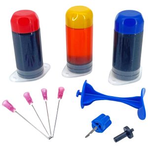 Tinten Nachfüll-Set Farbe 90ml + Zubehör
