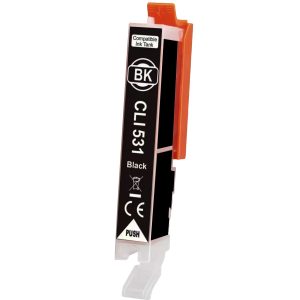 Tintenpatrone kompatibel zu CLI-531 BK. fotoschwarz