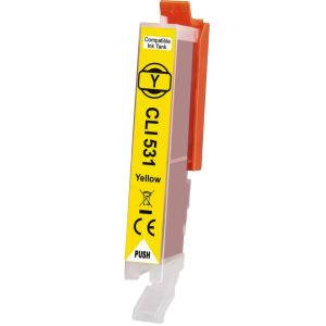 Tintenpatrone kompatibel zu CLI-531 Y. yellow