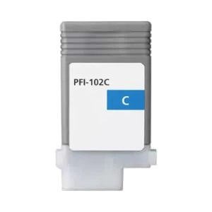Tintenpatrone kompatibel zu PFI-102 C. cyan