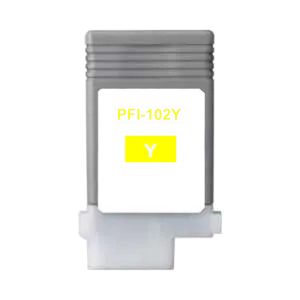Tintenpatrone kompatibel zu PFI-102 Y. yellow
