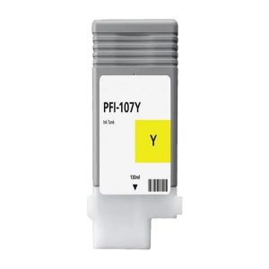 Tintenpatrone kompatibel zu PFI-107 Y. yellow