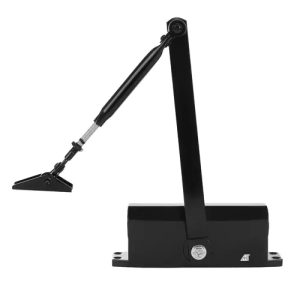 Türschließer mit Arm für Türen von 35kg bis 60kg. schwarz