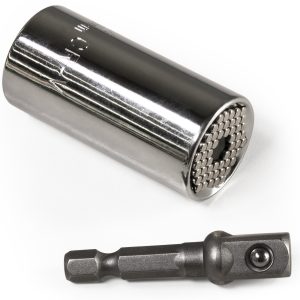 Universal-Nuss für 7mm – 19mm oder 1/4″ – 3/4″. inkl. Adapter