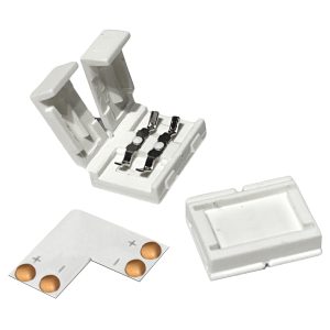 Verbinder für 2 LED-Stripes in L Form 2 Pin