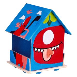 3D Puzzle Vogelhaus F196S basteln & bemalen