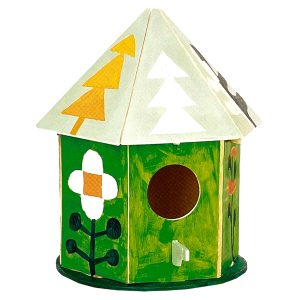 3D Puzzle Vogelhaus F197S basteln & bemalen