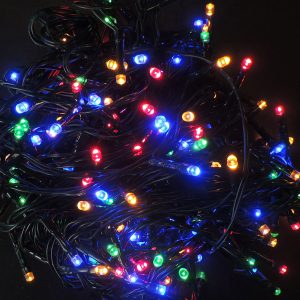 Lichterkette 160 LED Lichtervorhang 8 Leuchtmodi