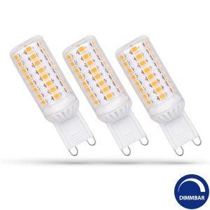 LED Lampe G9. 4W. 380lm warmweiß. 3er SET. dimmbar LED Lampe G9. 4W. 380lm warmweiß. 3er SET. dimmbar