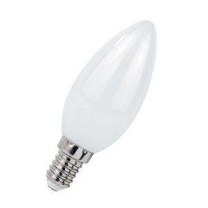 LED Kerze E14. 6W. 800lm. neutralweiß Weißglas