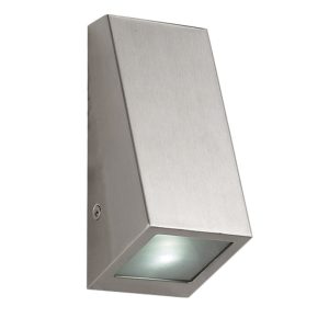 Wandleuchte GU10. IP44 Edelstahl