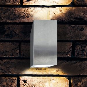 Wandleuchte „Square“. Aluminium. IP44. 2-flammig