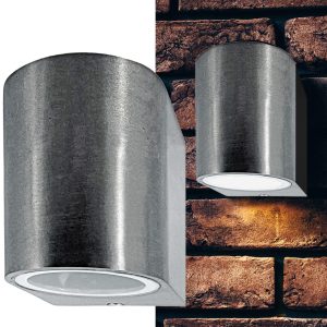 Wandleuchte „Oval“. Aluminium. IP44 für 1 x GU10