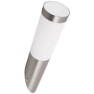 Außen-Wandleuchte aus Edelstahl. 230V Fackeldesign