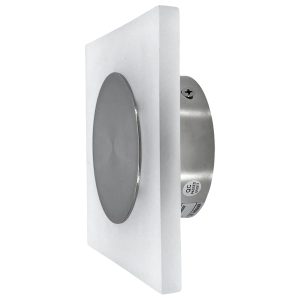 LED Wandleuchte „WL 18“ 125x125mm. 18 LEDs. warmweiß