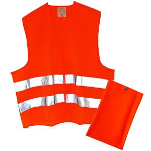 Warnweste reflektierend. orange