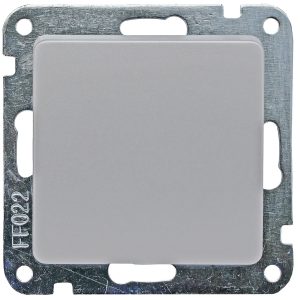 Wechsel-Schalter. Unterputz. Delphi-Serie silber