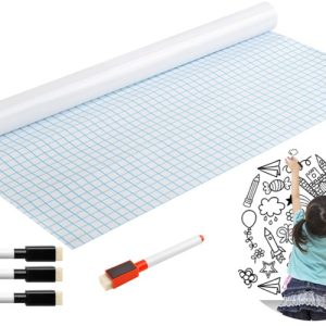 Selbstklebendes Whiteboard Tafel Folie weiß inkl. Marker