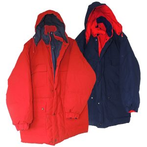 Wendejacke Rot-Blau Größe XXXL