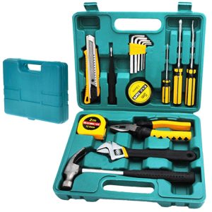 Werkzeugkoffer mit 16 Handwerkzeugen im Set