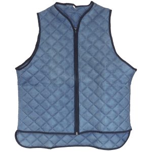 Steppweste graublau. Größe 62-64