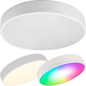 WiFi LED Deckenleuchte Weiß. 36W 4450lm. RGB + CCT