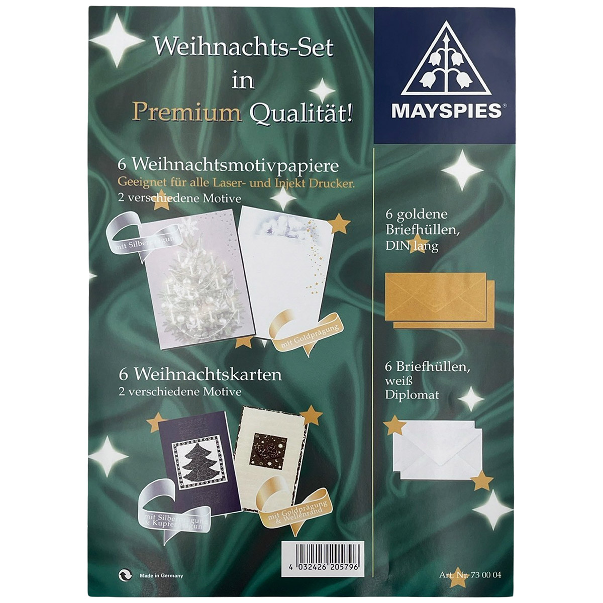 Hochwertiges Weihnachts Komplett-Set 24-teilig Premium