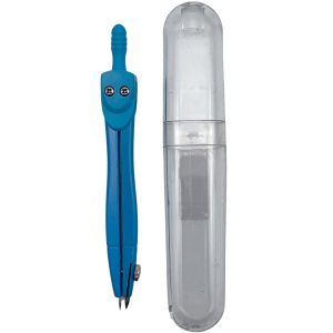 Zirkel Metall. 11.5cm inkl. Minen. Anspitzer im Etui