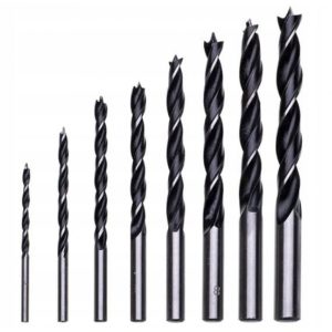 Holzbohrer Set 8-teilig. 3mm bis 10mm. Zylinderschaft