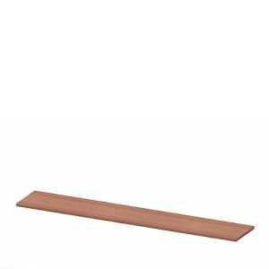 Abdeckplatte X-TIME-WORK, breit, B 2580 mm, Nuß-Canaletto-Dekor